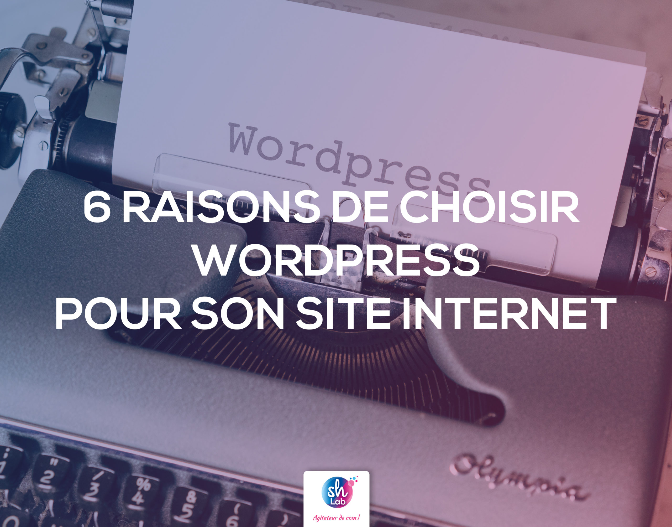 Site internet sous Wordpress par SH Lab