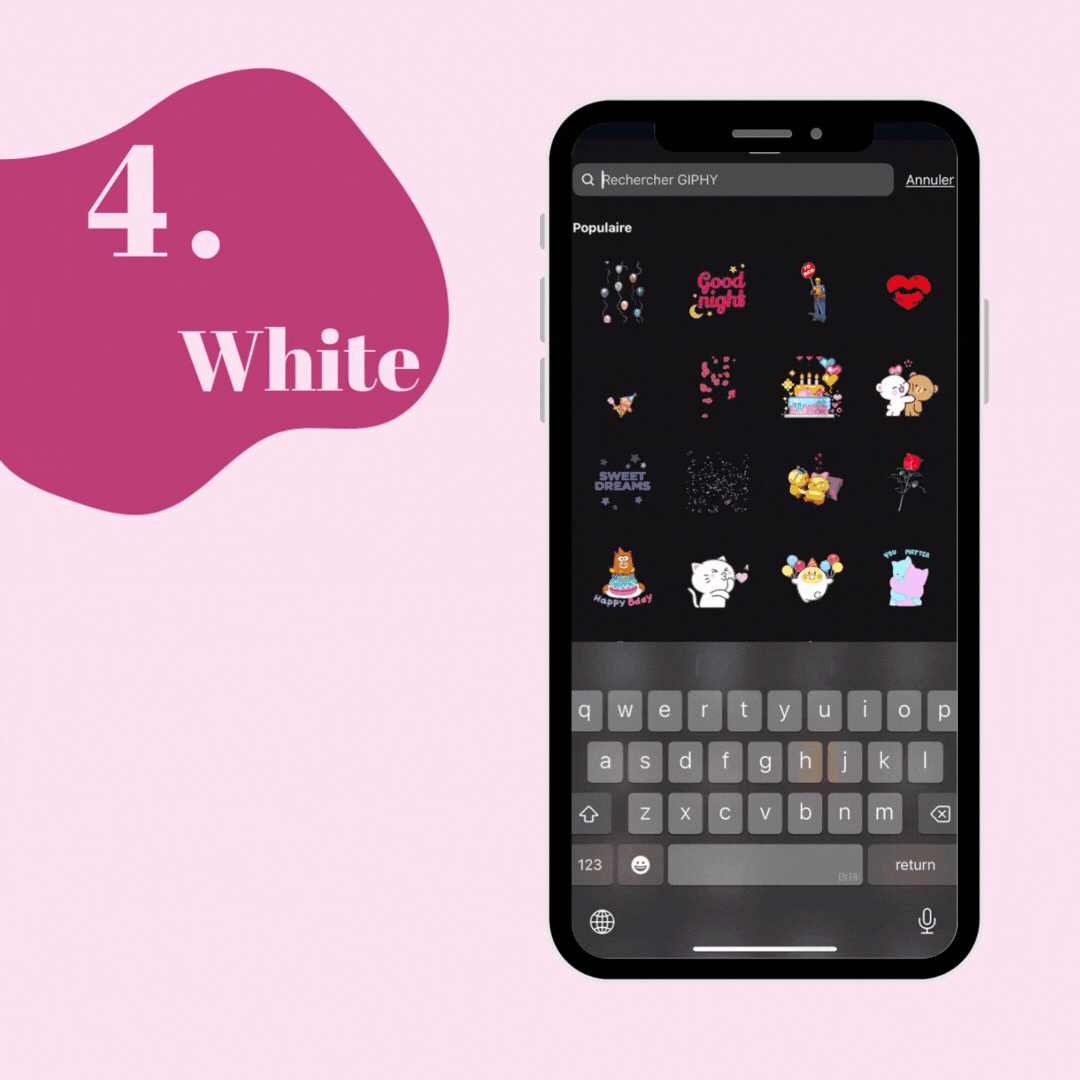 Gifs caché white